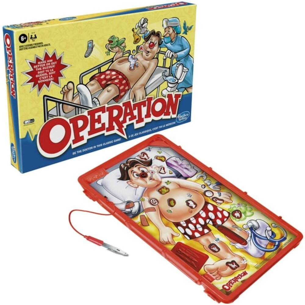 Operation Bilingual Edition Classic Game New Sealed Hasbro for Age 6+